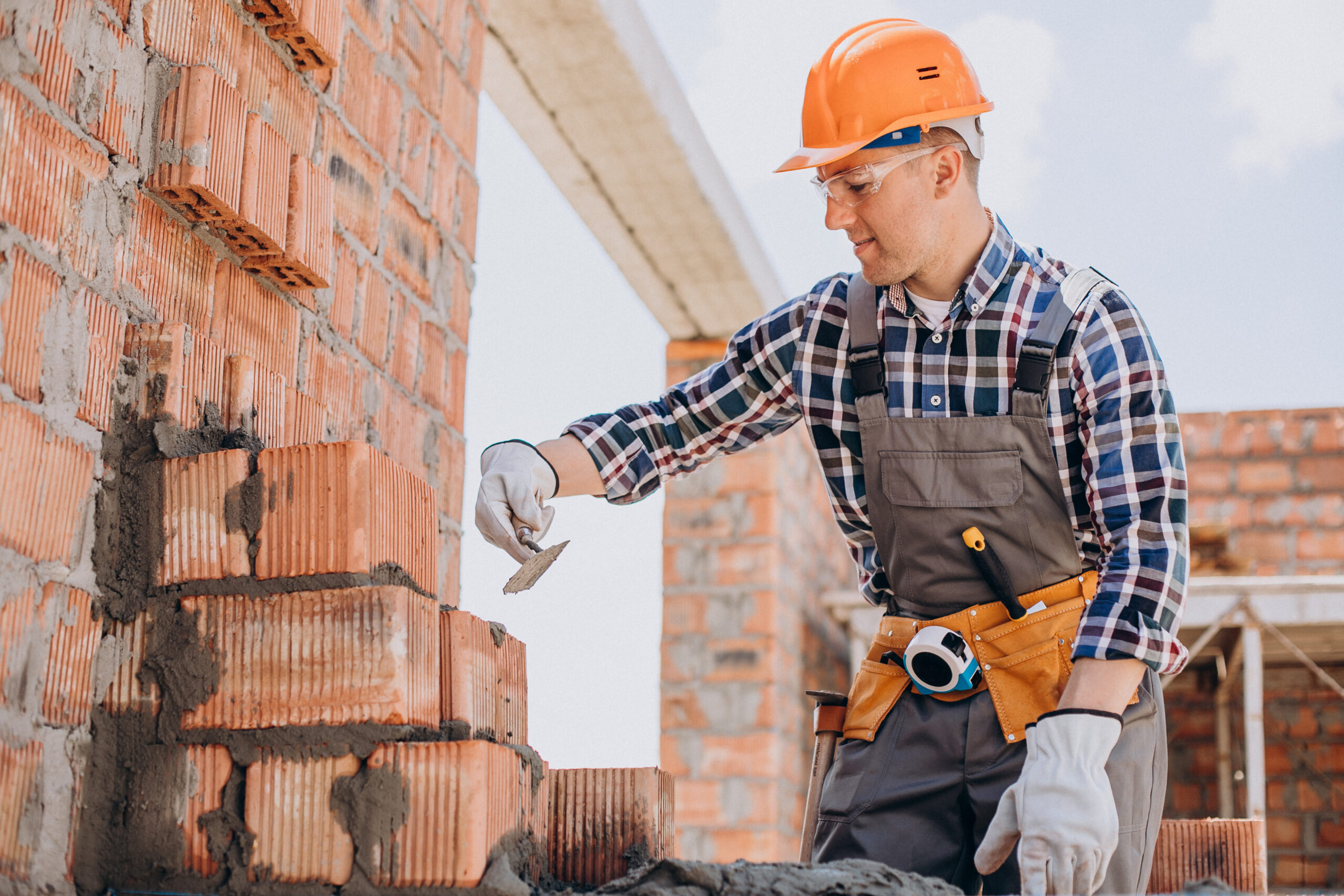 young-craftsman-building-house